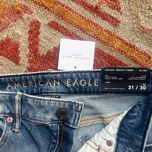 American Eagle Men’s Tencel Slim Jeans - Picture 3 of 7